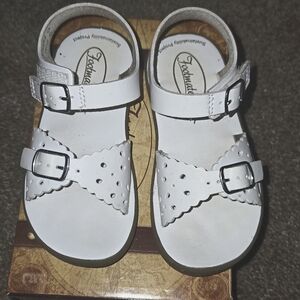 Toddler girl white sandles
